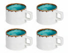 Cosy & Trendy Koffiekopjes Laguna Azzurro 230 ml - 4 Stuks