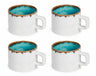 Cosy & Trendy Koffiekopjes Laguna Azzurro 230 ml - 4 Stuks