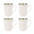 Cosy & Trendy Mokken / Bekers - Laguna Azzurro 390 ml - 4 Stuks