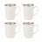 Cosy & Trendy Mokken / Bekers - Laguna Azzurro 390 ml - 4 Stuks