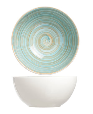 Cosy & Trendy Soepkommen Turbolino Blauw ø 15 cm - 6 stuks / 500 ml - 6 stuks