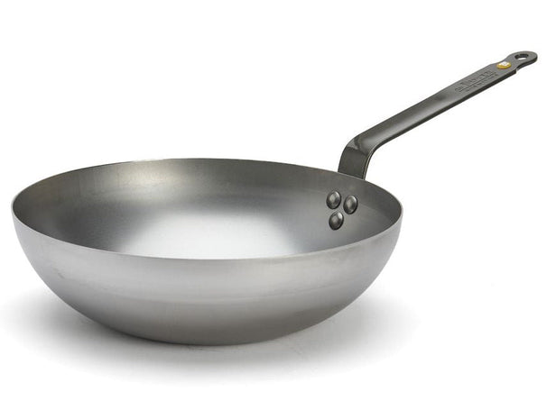 De Buyer Wokpan Mineral B Element - ø 28 cm / 3 liter - zonder anti-aanbaklaag