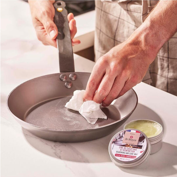 De Buyer Seasoning / Onderhoudswas voor stalen pannen - 100 ml