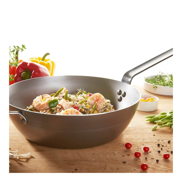 De Buyer Hapjespan / Sauteuse Mineral B Element - ø 32 cm / 5.5 liter - zonder anti-aanbaklaag