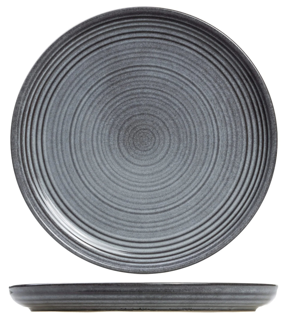 Cosy & Trendy Serviesset Kentucky Grey 12-delig / 4 personen - 4 dinerborden, 4 ontbijtborden en 4 diepe borden