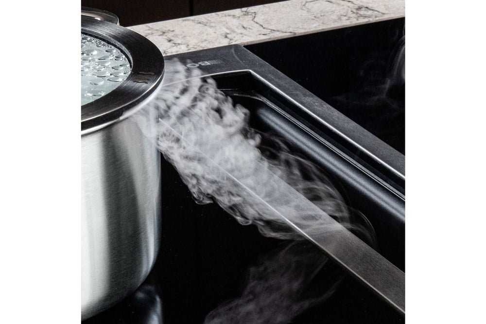 DUCQ Pannenset 6-Delig - Downdraft Geschikt - Kookpan ø 16, 18, 20, 24 cm & Steelpan ø 16 cm & Braadpan ø 26 cm + Deksels