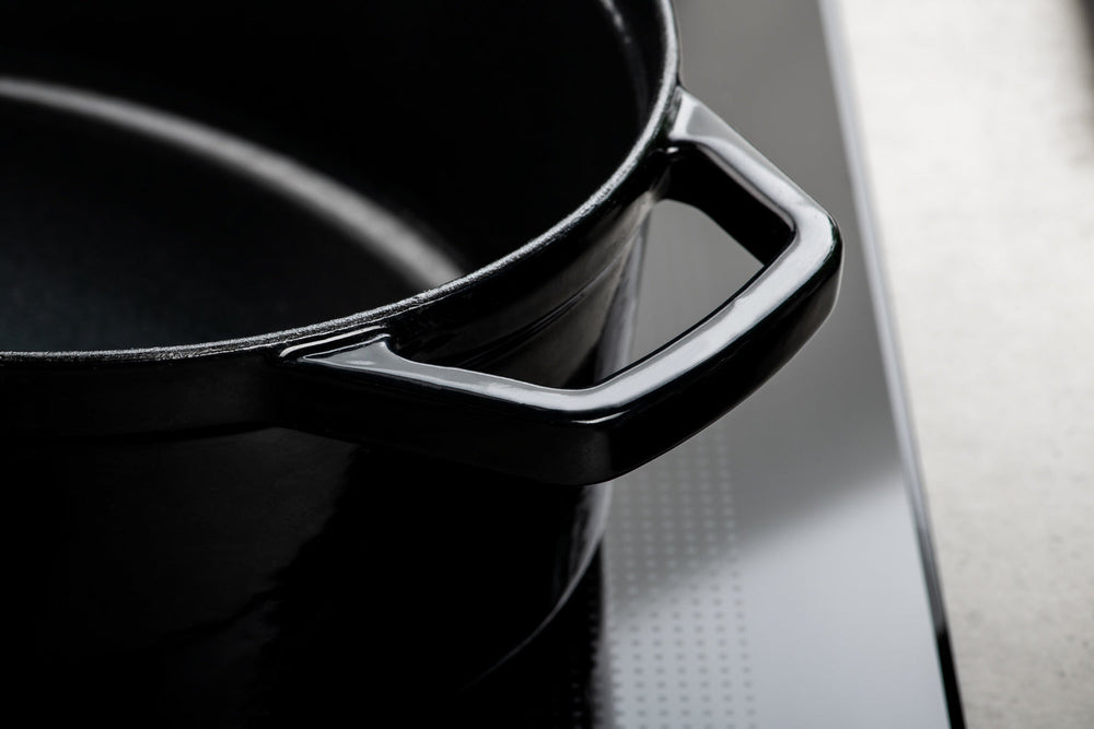 DUCQ Braadpan Gietijzer Zwart ø 26 cm / 6.1 Liter - detail 1
