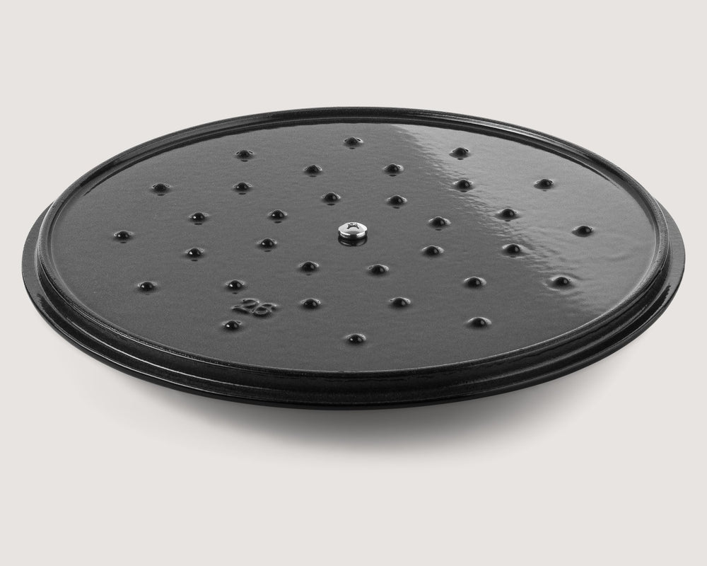 DUCQ Braadpan Gietijzer Zwart ø 26 cm / 6.1 Liter - detail 2