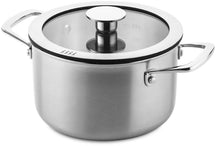DUCQ Pannenset 6-Delig - Downdraft Geschikt - Kookpan ø 16, 18, 20, 24 cm & Steelpan ø 16 cm & Braadpan ø 26 cm + Deksels