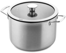 DUCQ Pannenset 6-Delig - Downdraft Geschikt - Kookpan ø 16, 18, 20, 24 cm & Steelpan ø 16 cm & Braadpan ø 26 cm + Deksels
