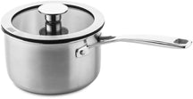 DUCQ Pannenset 6-Delig - Downdraft Geschikt - Kookpan ø 16, 18, 20, 24 cm & Steelpan ø 16 cm & Braadpan ø 26 cm + Deksels