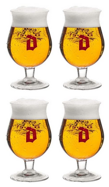Duvel Bierglazen 330 ml - 4 Stuks