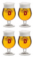 Duvel Bierglazen 330 ml - 4 Stuks