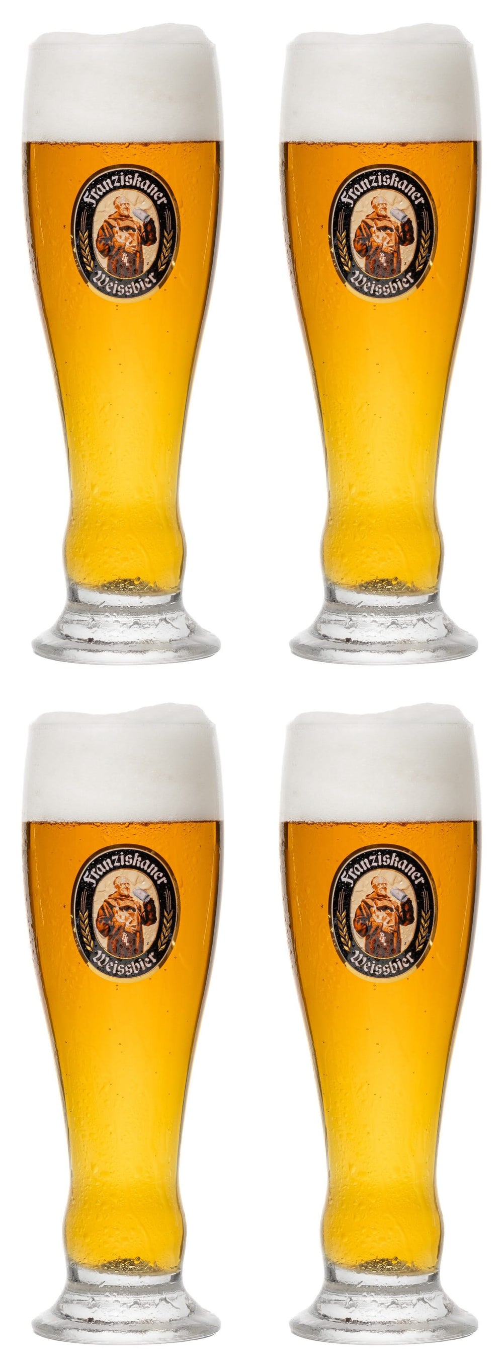 Franziskaner Bierglazen Weizen 500 ml - 4 Stuks