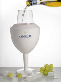 GLICERRR Wijnglas koeler en houder set + glas