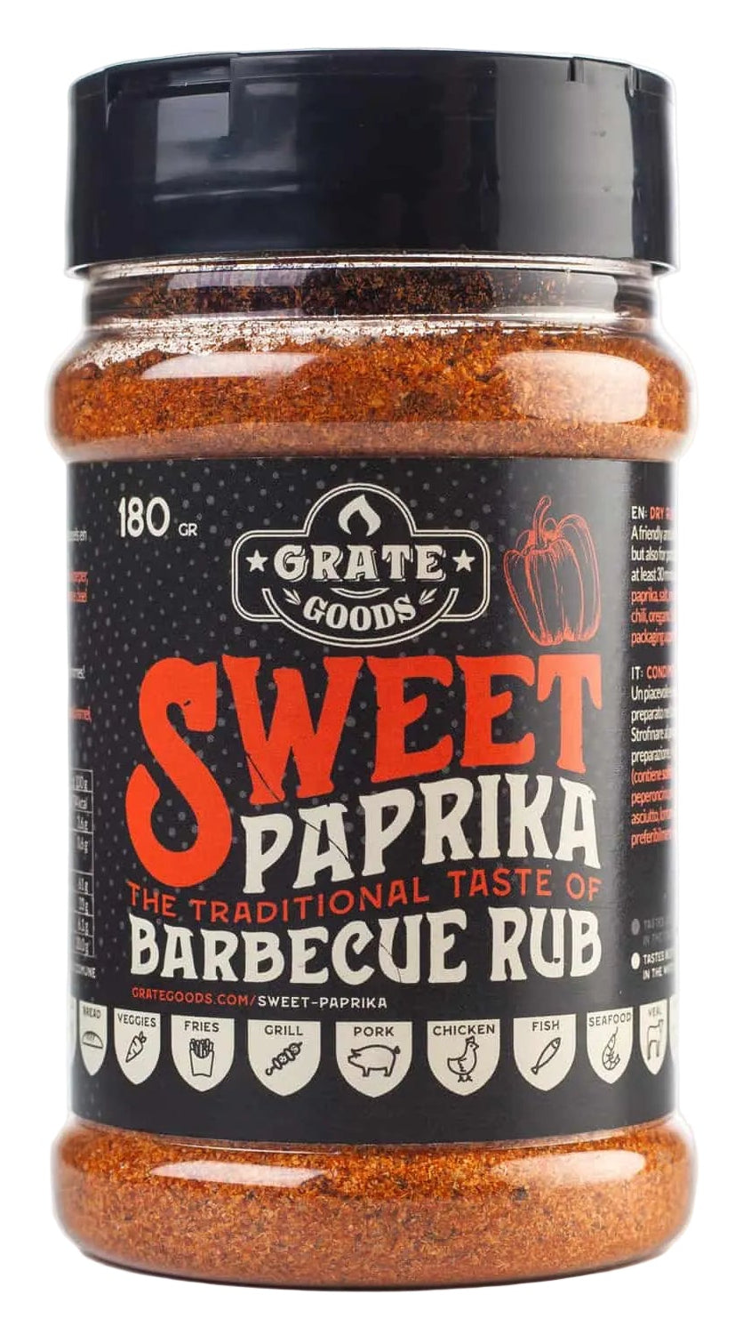 Grate Goods BBQ Rub Sweet Paprika Premium - 180 gram
