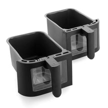 GreenPan Dubbele Airfryer Bistro Dual Zone - Zwart - 8 Liter (2 x 4 Liter)