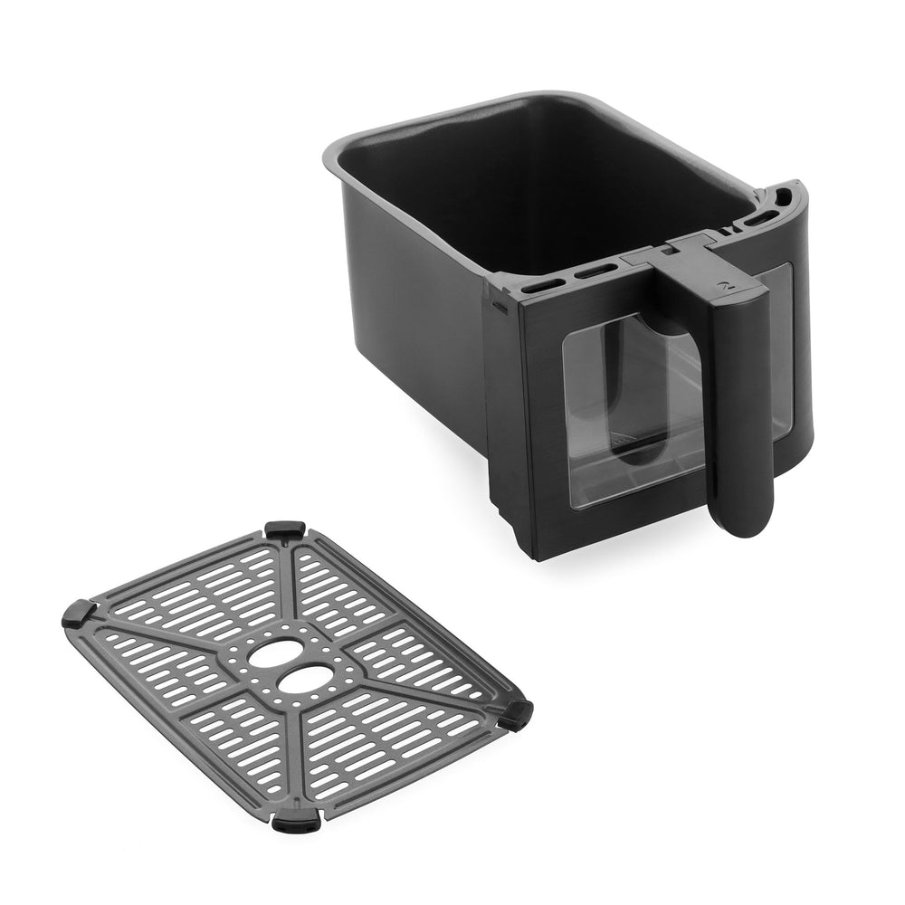 GreenPan Dubbele Airfryer Bistro Dual Zone - Zwart - 8 Liter (2 x 4 Liter)