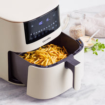 GreenPan Airfryer Bistro XXL - Cream - 7.2 Liter - open