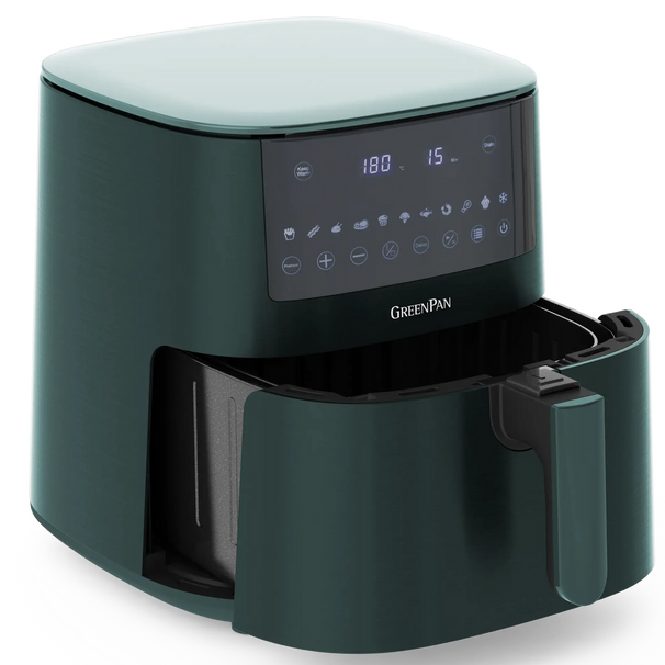 GreenPan Airfryer Bistro XXL - Pine Green - 7.2 Liter