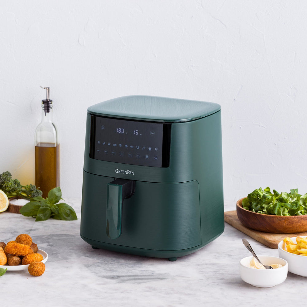 GreenPan Airfryer Bistro XXL - Pine Green - 7.2 Liter
