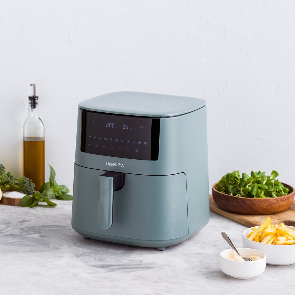 GreenPan Airfryer Bistro XXL - Smokey Blue - 7.2 Liter