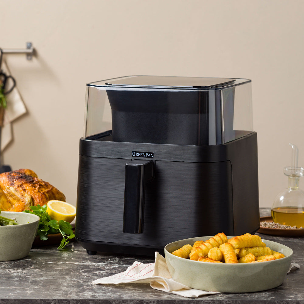 GreenPan Airfryer Vision XXL met Kijkvenster - Zwart - 7 Liter - sfeerbeeld 1