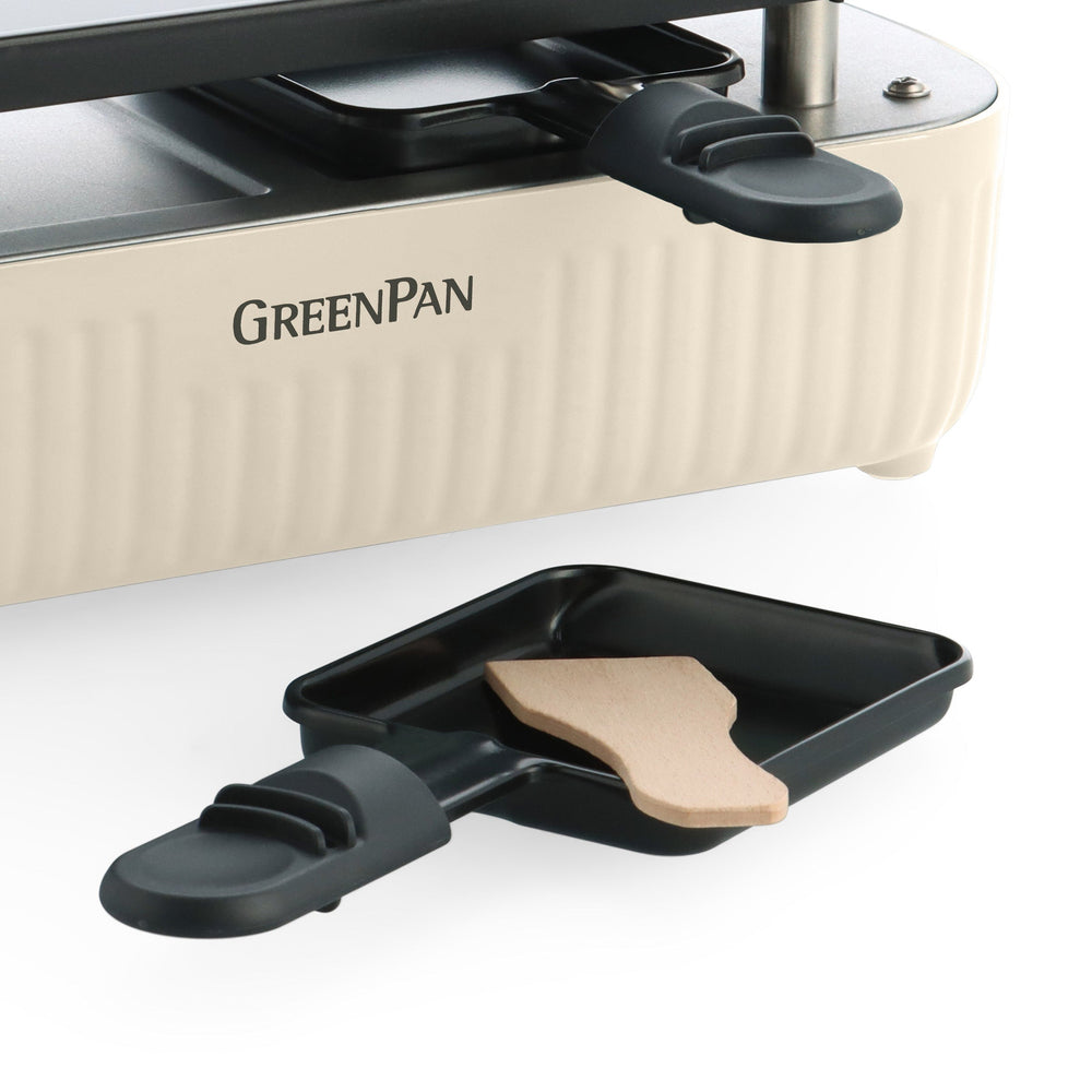 GreenPan Gourmetstel Silhouette Connect Gourmet Cream White - koppelbaar - detail 1