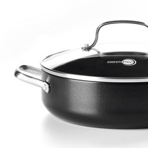GreenPan Hapjespan met deksel Copenhagen Zwart ø 28 cm / 4.3 Liter - detail 1