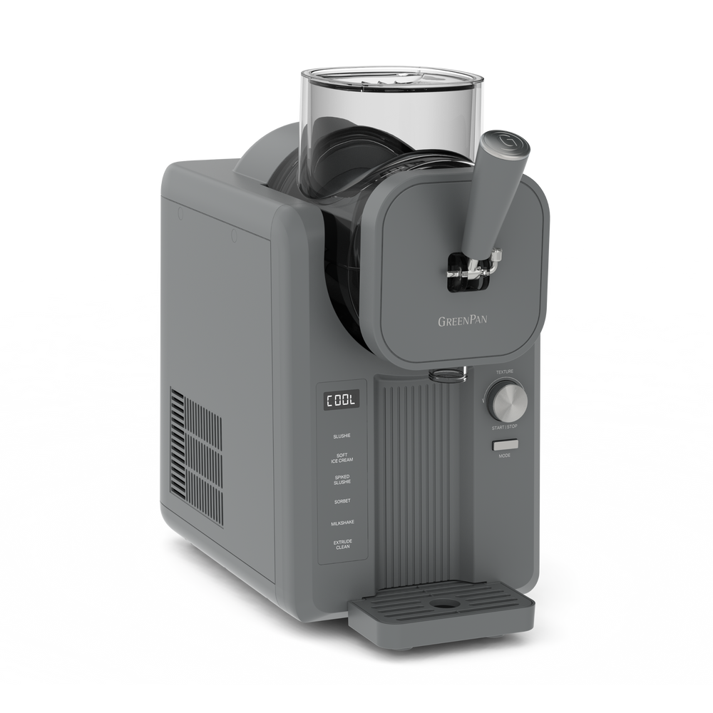 GreenPan IJsmachine Frost - Grijs - Softijs, Roomijs, Slushies, Milkshakes & Smoothies - 1.8 Liter
