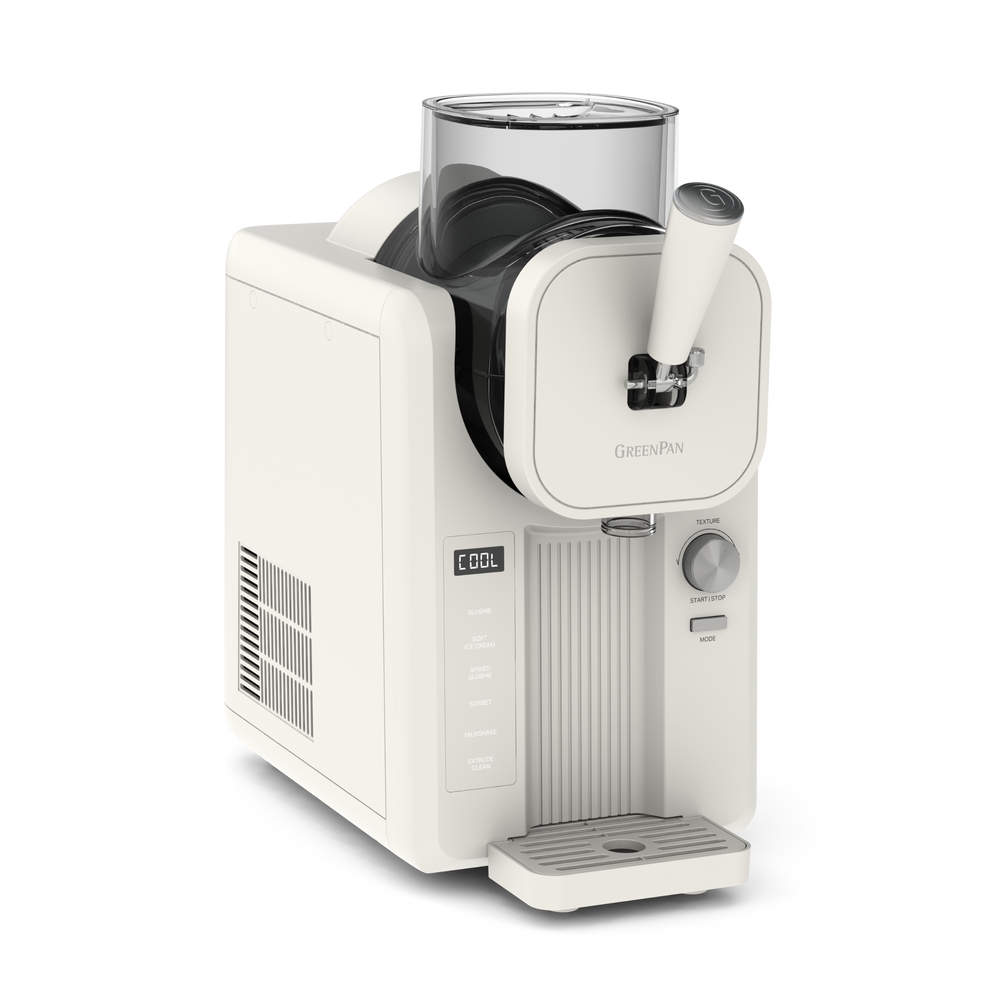 GreenPan IJsmachine Frost - Wit - Softijs, Roomijs, Slushies, Milkshakes & Smoothies - 1.8 Liter