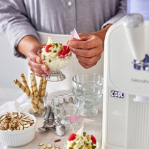 GreenPan IJsmachine Frost - Wit - Softijs, Roomijs, Slushies, Milkshakes & Smoothies - 1.8 Liter