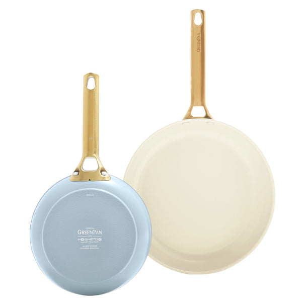 GreenPan Koekenpannenset Padova Reserve Light Blue 2-delig - Koekenpan ø 20 & 26 cm - Keramische anti-aanbaklaag