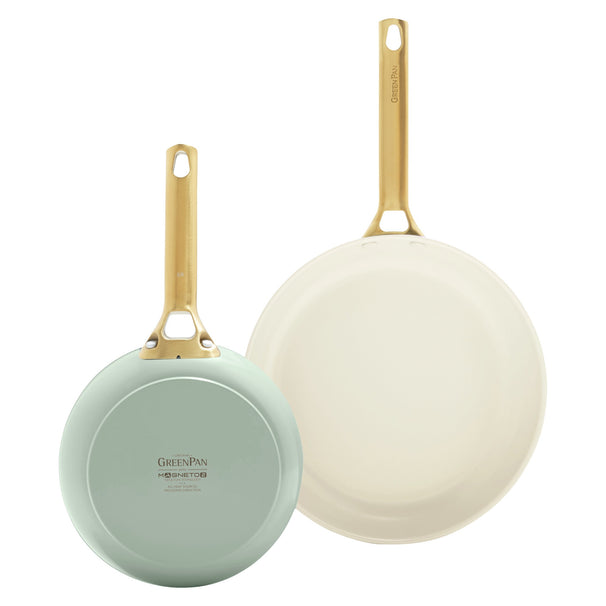 GreenPan Koekenpannenset Padova Reserve Mint Green 2-delig - ø 20 & 26 cm - Keramische anti-aanbaklaag