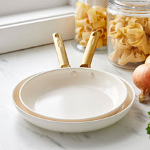 GreenPan Koekenpannenset Padova Reserve Pro 2.0 Cream ø 24 & 28 cm - sfeerbeeld 1