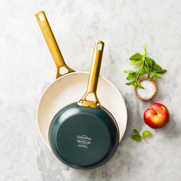 GreenPan Koekenpannenset Padova Reserve Pro Pine Green 2-delig - ø 20 & 26 cm - Keramische anti-aanbaklaag
