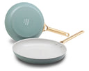 GreenPan Koekenpannenset Padova Reserve Smokey Blue 2-delig - Koekenpan ø 20 & 28 cm - Keramische anti-aanbaklaag