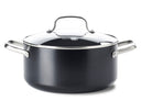 GreenPan Kookpan Copenhagen Zwart ø 24 cm / 5.2 Liter - keramische anti-aanbaklaag