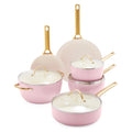 GreenPan Pannenset Padova Reserve Blush Pink 6-delig