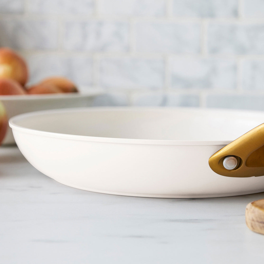 GreenPan Pannenset Padova Reserve Pro 2.0 Cream 5-delig - zijaanzicht