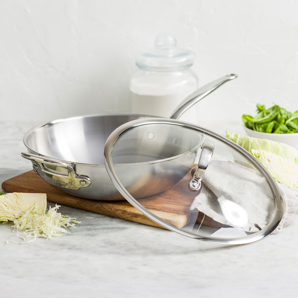 GreenPan Wokpan met deksel Première Pro ø 30 cm / 4.74 Liter - zonder anti-aanbaklaag