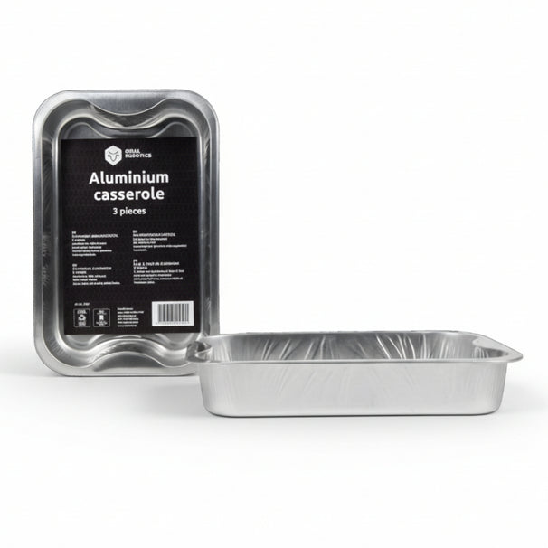 Cookinglife Grill BBQ Aluminium Bakjes / BBQ Grill Tray - 30 x 20 cm - 9 stuks