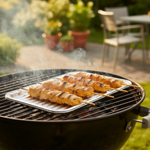 Cookinglife Grill BBQ Aluminium Bakjes / BBQ Grill Tray / Grillschaal 28 x 23 cm - 15 stuks