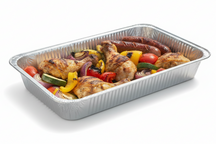 Cookinglife Grill BBQ Aluminium Bakjes / BBQ Grill Tray - 34 x 21 cm - 18 stuks