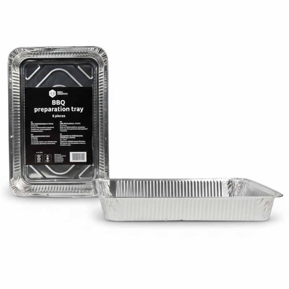 Cookinglife Grill BBQ Aluminium Bakjes / BBQ Grill Tray - 34 x 21 cm - 18 stuks