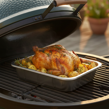 Cookinglife Grill BBQ Aluminium Bakjes / BBQ Grill Tray - 32 x 26 cm - Herbruikbaar  - 5 stuks