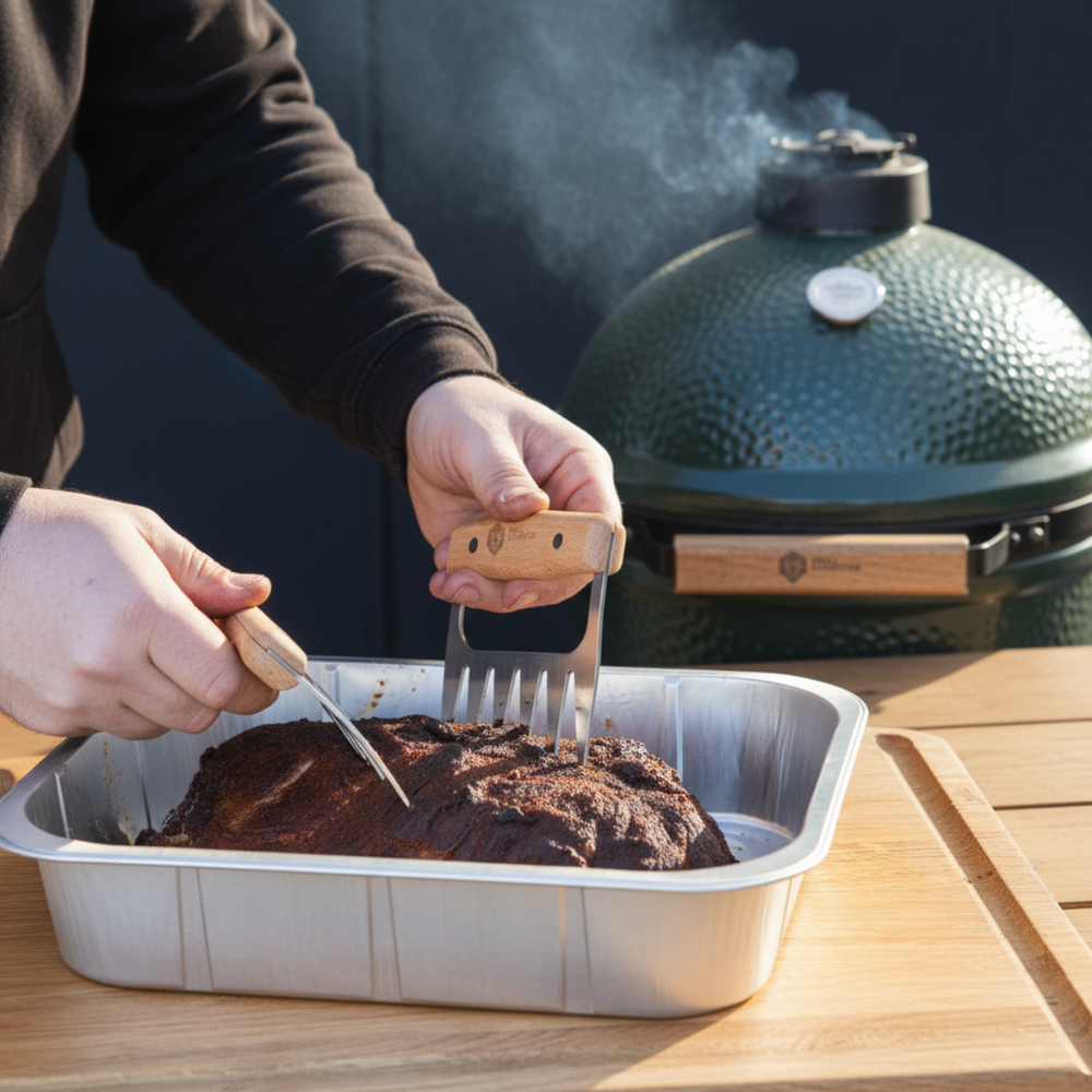 Cookinglife Grill BBQ Aluminium Bakjes / BBQ Grill Tray - 32 x 26 cm - Herbruikbaar  - 5 stuks