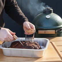 Cookinglife Grill BBQ Aluminium Bakjes / BBQ Grill Tray - 32 x 26 cm - Herbruikbaar  - 5 stuks