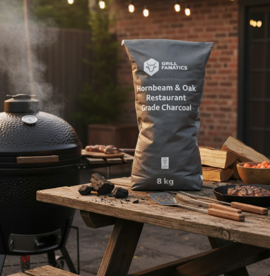Cookinglife Grill Houtskool / Charcoal - Haagbeuk & Eik / Hornbeam & Oak - 8 Kg - Restaurant kwaliteit