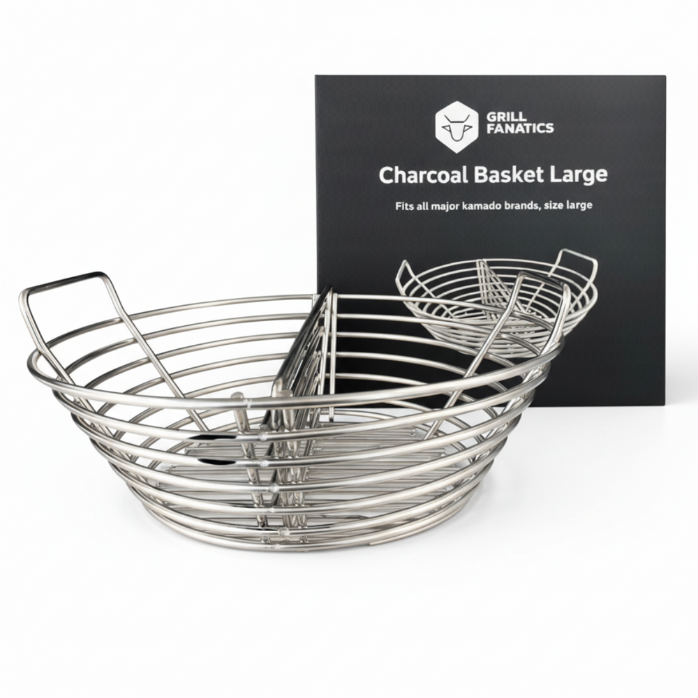 Cookinglife Grill Charcoal Startersset - Houtskool 8kg (Haagbeuk/Eik), Kolenmand & Handschoenen